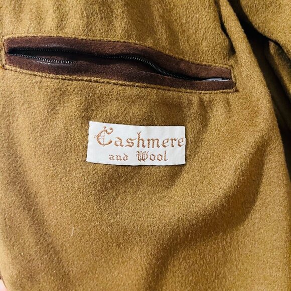 Enrico Mandelli Heavy Suede Leather Jacket Coat Size XL Made In Italy Cashmere - Picture 9 of 16